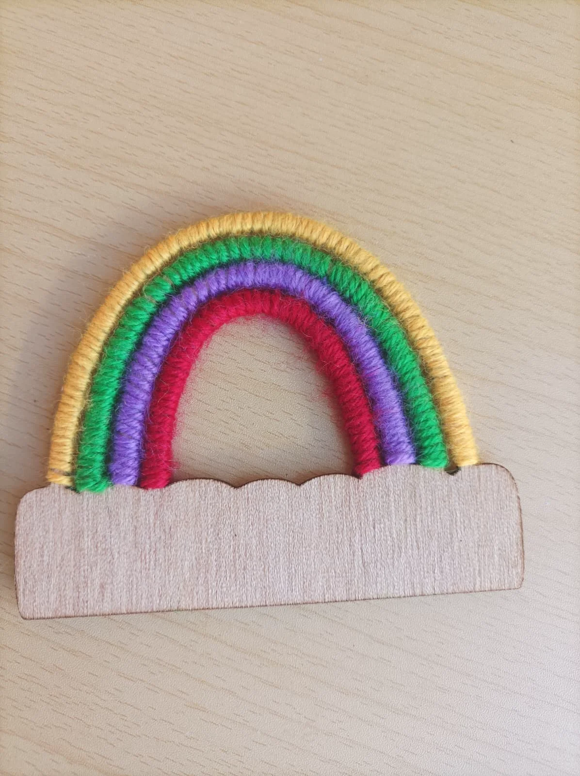 Sorpresita Arco iris de lana