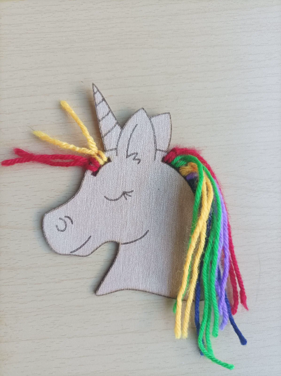 Unicornio para enhebrar